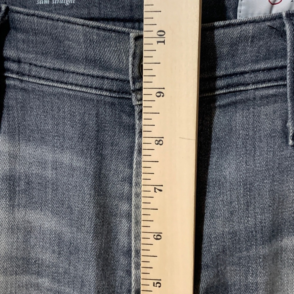 Adriano Goldschmied AG ED The Everett Slim Straight Grey Jeans 30x32.5 Mens - Picture 15 of 16
